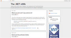 Desktop Screenshot of dotnetnoob.com